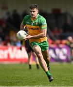 23 April 2023; Caolan McGonagle of Donegal during the Ulster GAA Football Senior Championship Quarter-Final match between Down and Donegal at Pairc Esler in Newry, Down. Photo by Ramsey Cardy/Sportsfile