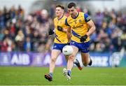 23 April 2023; Ciarán Lennon of Roscommon during the Connacht GAA Football Senior Championship Semi-Final match between Roscommon and Galway at Dr Hyde Park in Roscommon. Photo by Seb Daly/Sportsfile