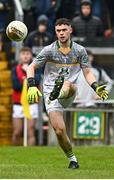 23 April 2023; Meath goalkeeper Harry Hogan during the Leinster GAA Football Senior Championship Quarter-Final match between Offaly and Meath at Glenisk O'Connor Park in Tullamore, Offaly. Photo by Eóin Noonan/Sportsfile
