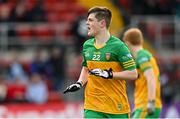 23 April 2023; Eoghan Scott of Donegal during the Ulster GAA Football Minor Championship Group A match between Down and Donegal at Pairc Esler in Newry, Down. Photo by Ramsey Cardy/Sportsfile