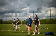 25 April 2023; Nichola Fryday, right, and Aoife Doyle during a Ireland Women's Rugby squad training session at IRFU High Performance Centre at the Sport Ireland Campus in Dublin. Photo by Ramsey Cardy/Sportsfile