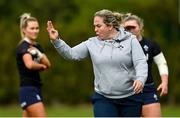 25 April 2023; Backs coach Niamh Briggs during a Ireland Women's Rugby squad training session at IRFU High Performance Centre at the Sport Ireland Campus in Dublin. Photo by Ramsey Cardy/Sportsfile