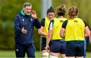 25 April 2023; Head Coach Greg McWilliams during a Ireland Women's Rugby squad training session at IRFU High Performance Centre at the Sport Ireland Campus in Dublin. Photo by Ramsey Cardy/Sportsfile