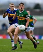 22 April 2023; Dara Moynihan of Kerry in action against Kevin Fahey of Tipperary during the Munster GAA Football Senior Championship Semi-Final match between Kerry and Tipperary at Fitzgerald Stadium in Killarney, Kerry. Photo by Brendan Moran/Sportsfile