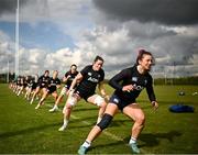 25 April 2023; Natasja Behan during a Ireland Women's Rugby squad training session at IRFU High Performance Centre at the Sport Ireland Campus in Dublin. Photo by Ramsey Cardy/Sportsfile