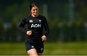 25 April 2023; Ella Roberts during a Ireland Women's Rugby squad training session at IRFU High Performance Centre at the Sport Ireland Campus in Dublin. Photo by Ramsey Cardy/Sportsfile