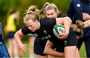 25 April 2023; Dannah O’Brien during a Ireland Women's Rugby squad training session at IRFU High Performance Centre at the Sport Ireland Campus in Dublin. Photo by Ramsey Cardy/Sportsfile
