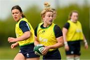 25 April 2023; Neve Jones during a Ireland Women's Rugby squad training session at IRFU High Performance Centre at the Sport Ireland Campus in Dublin. Photo by Ramsey Cardy/Sportsfile
