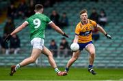 22 April 2023; Dermot Coughlan of Clare during the Munster GAA Football Senior Championship Semi-Final match between Limerick and Clare at TUS Gaelic Grounds in Limerick. Photo by Tom Beary/Sportsfile