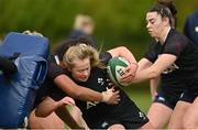 25 April 2023; Dannah O’Brien during a Ireland Women's Rugby squad training session at IRFU High Performance Centre at the Sport Ireland Campus in Dublin. Photo by Ramsey Cardy/Sportsfile