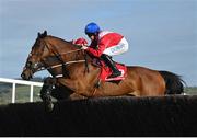 26 April 2023; Envoi Allen, with Rachael Blackmore up, jumps the sixth during the Ladbrokes Punchestown Gold Cup on day two of the Punchestown Festival at Punchestown Racecourse in Kildare. Photo by Seb Daly/Sportsfile