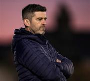 24 April 2023; Treaty United manager Tommy Barrett during the SSE Airtricity Men's First Division match between Treaty United and Waterford at Markets Field in Limerick. Photo by Michael P Ryan/Sportsfile