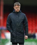 28 April 2023; Shelbourne manager Damien Duff before the SSE Airtricity Men's Premier Division match between Shelbourne and Cork City at Tolka Park in Dublin. Photo by Harry Murphy/Sportsfile