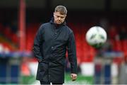 28 April 2023; Shelbourne manager Damien Duff before the SSE Airtricity Men's Premier Division match between Shelbourne and Cork City at Tolka Park in Dublin. Photo by Harry Murphy/Sportsfile