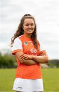 29 April 2023; Armagh joint captain Aoife Byrne before the Electric Ireland Camogie Minor C All-Ireland Championship Semi-Final match between Armagh and Down at Templeport St. Aidan’s in Corrasmongan, Cavan. Photo by Stephen Marken/Sportsfile