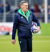 29 April 2023; Ireland head coach Greg McWilliams before the TikTok Women's Six Nations Rugby Championship match between Scotland and Ireland at DAM Health Stadium in Edinburgh, Scotland. Photo by Paul Devlin/Sportsfile