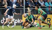 29 April 2023; Aoife Doyle of Ireland is tackled by Jad Konkel-Roberts of Scotland during the TikTok Women's Six Nations Rugby Championship match between Scotland and Ireland at DAM Health Stadium in Edinburgh, Scotland. Photo by Paul Devlin/Sportsfile