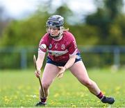 29 April 2023; Caoimhe McCormack of Westmeath during the Electric Ireland Camogie Minor B All-Ireland Championship Semi Final match between Roscommon and Westmeath at Templeport St. Aidan’s in Corrasmongan, Cavan. Photo by Stephen Marken/Sportsfile