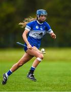 29 April 2023; Kaylee O'Keefe of Laois during the Electric Ireland Camogie Minor B All-Ireland Championship Semi-Final match between Carlow and Laois at Banagher in Offaly. Photo by Tom Beary/Sportsfile