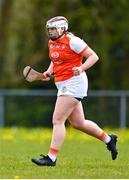 29 April 2023; Naoise Hughes of Armagh during the Electric Ireland Camogie Minor C All-Ireland Championship Semi Final match between Armagh and Down at Templeport St. Aidan’s in Corrasmongan, Cavan. Photo by Stephen Marken/Sportsfile