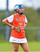 29 April 2023; Lucie Loughran of Armagh during the Electric Ireland Camogie Minor C All-Ireland Championship Semi Final match between Armagh and Down at Templeport St. Aidan’s in Corrasmongan, Cavan. Photo by Stephen Marken/Sportsfile