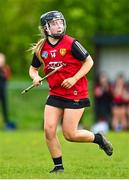 29 April 2023; Niamh McGrath of Down during the Electric Ireland Camogie Minor C All-Ireland Championship Semi Final match between Armagh and Down at Templeport St. Aidan’s in Corrasmongan, Cavan. Photo by Stephen Marken/Sportsfile