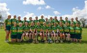 30 April 2023; The Kerry panel prior to the Electric Ireland Camogie Minor C All-Ireland Championship Semi Final match between Kerry and Wicklow at St. Flannan's Park in Moneygall, Tipperary. Photo by Tom Beary/Sportsfile