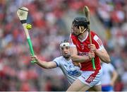 30 April 2023; Robert Downey of Cork in action against Dessie Hutchinson of Waterford during the Munster GAA Hurling Senior Championship Round 2 match between Cork and Waterford at Páirc Uí Chaoimh in Cork. Photo by David Fitzgerald/Sportsfile