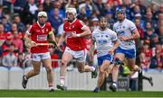 30 April 2023; Patrick Horgan of Cork in action against Jack Fagan and Conor Prunty of Waterford during the Munster GAA Hurling Senior Championship Round 2 match between Cork and Waterford at Páirc Uí Chaoimh in Cork. Photo by Brendan Moran/Sportsfile