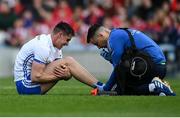 30 April 2023; Michael Kiely of Waterford receives treatment during the Munster GAA Hurling Senior Championship Round 2 match between Cork and Waterford at Páirc Uí Chaoimh in Cork. Photo by David Fitzgerald/Sportsfile