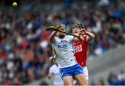 30 April 2023; Jack Prendergast of Waterford in action against Robert Downey of Cork during the Munster GAA Hurling Senior Championship Round 2 match between Cork and Waterford at Páirc Uí Chaoimh in Cork. Photo by David Fitzgerald/Sportsfile