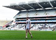 30 April 2023; Paul Cribbin of Kildare leaves the pitch after the Leinster GAA Football Senior Championship Semi Final match between Dublin and Kildare at Croke Park in Dublin. Photo by Ben McShane/Sportsfile
