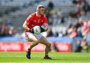 30 April 2023; Niall Sharkey of Louth during the Leinster GAA Football Senior Championship Semi Final match between Louth and Offaly at Croke Park in Dublin. Photo by Seb Daly/Sportsfile
