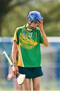 30 April 2023; Dearbhla Porter of Donegal during the Electric Ireland Camogie Minor C All-Ireland Championship Shield Final match between Donegal and Tyrone at Tír na nÓg Randalstown in Antrim. Photo by Stephen Marken/Sportsfile