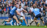30 April 2023; Ben McCormack of Kildare in action against John Small of Dublin, left, during the Leinster GAA Football Senior Championship Semi Final match between Dublin and Kildare at Croke Park in Dublin. Photo by Seb Daly/Sportsfile