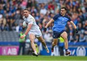 30 April 2023; Ben McCormack of Kildare in action against Lorcan O'Dell of Dublin during the Leinster GAA Football Senior Championship Semi Final match between Dublin and Kildare at Croke Park in Dublin. Photo by Seb Daly/Sportsfile