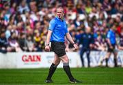 30 April 2023; Referee Johnny Murphy during the Leinster GAA Hurling Senior Championship Round 2 match between Kilkenny and Galway at UPMC Nowlan Park in Kilkenny. Photo by Harry Murphy/Sportsfile