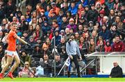 30 April 2023; Down manager Conor Laverty during the Ulster GAA Football Senior Championship Semi Final match between Armagh and Down at St Tiernach’s Park in Clones, Monaghan. Photo by Ramsey Cardy/Sportsfile
