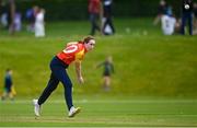 01 May 2023; Sophie McMahon of Scorchers during the Evoke T20 Super Series 2023 match between Scorchers and Dragons at Malahide Cricket Club in Dublin. Photo by David Fitzgerald/Sportsfile