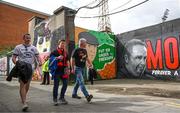 1 May 2023; Bohemians supporters arrive before the SSE Airtricity Men's Premier Division match between Bohemians and Cork City at Dalymount Park in Dublin. Photo by Harry Murphy/Sportsfile