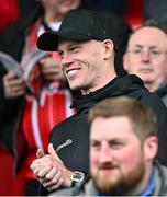 1 May 2023; Republic of Ireland international James McClean during the SSE Airtricity Men's Premier Division match between Derry City and Shamrock Rovers at The Ryan McBride Brandywell Stadium in Derry. Photo by Ramsey Cardy/Sportsfile