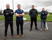 2 May 2023; At the launch of The Dillon Quirke Foundation fundraising in association with The Circet All-Ireland GAA Golf Challenge at the Clonoulty-Rossmore GAA Club in Tipperary is inter-county managers, from left, Liam Cahill of Tipperary, Stephen Molumphy of Kerry, Darragh Egan of Wexford and Pat Ryan of Cork. The Foundation are calling on all GAA clubs to provide €100 towards providing cardiac screening across the association. To donate, visit bit.ly/doitfordillon. Photo by Harry Murphy/Sportsfile