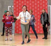 3 May 2023; Holly Murphy from Youghal, Cork, in action during the Special Olympics Munster; MATP event at ETU Arena, West Campus, Carriganore in Waterford. Photo by Matt Browne/Sportsfile