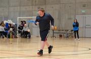 3 May 2023; Michael Coyne from Newcastle, Tipperary, in action during the Special Olympics Munster; MATP event at ETU Arena, West Campus, Carriganore in Waterford. Photo by Matt Browne/Sportsfile
