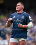 29 April 2023; Tadhg Furlong of Leinster during the Heineken Champions Cup Semi Final match between Leinster and Toulouse at the Aviva Stadium in Dublin. Photo by Brendan Moran/Sportsfile