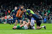 29 April 2023; Seán Finn of Limerick receives medical attention for an injury at half-time during the Munster GAA Hurling Senior Championship Round 2 match between Limerick and Clare at TUS Gaelic Grounds in Limerick. Photo by Piaras Ó Mídheach/Sportsfile