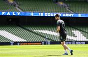 5 May 2023; Harry Byrne during a Leinster Rugby captain's run at the Aviva Stadium in Dublin. Photo by Harry Murphy/Sportsfile