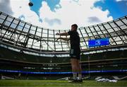 5 May 2023; Dan Sheehan during a Leinster Rugby captain's run at the Aviva Stadium in Dublin. Photo by Harry Murphy/Sportsfile