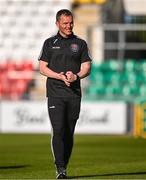 5 May 2023; Bohemians first team coach Derek Pender before the SSE Airtricity Men's Premier Division match between Shamrock Rovers and Bohemians at Tallaght Stadium in Dublin. Photo by Ben McShane/Sportsfile