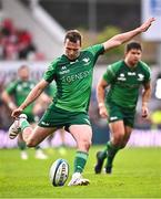 5 May 2023; Jack Carty of Connacht kicks a penalty during the United Rugby Championship Quarter-Final match between Ulster and Connacht at Kingspan Stadium in Belfast. Photo by Ramsey Cardy/Sportsfile